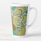 Hope Angel Word Art Custom Latte Mok Cup (Rechts)