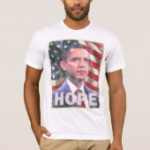 HOPE - Barack Obama 2008 T-shirt (Voorkant)
