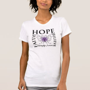 Hope Believe Faith - Fibromyalgia T-shirt