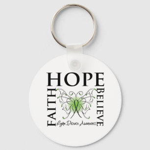 Hope Believe Faith - Lyme Disease Sleutelhanger