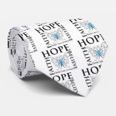 Hope Believe Faith - Prostate Cancer Stropdas (Opgerold)