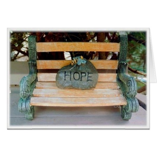 Hope Bench (Voorkant Horizontaal)