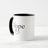 Hope Bible Verse Christelijke Koffie Mok (Voorkant links)