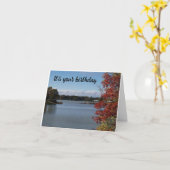 HOPE BIRTHDAY IS NET ZO MOGELIJK ALS DAG IN LAKE KAART (Gele Bloem)