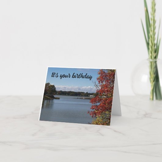 HOPE BIRTHDAY IS NET ZO MOGELIJK ALS DAG IN LAKE KAART (Voorkant)