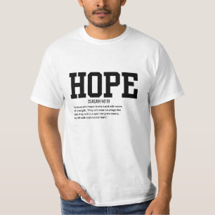 Hope blk Mannen T-shirt