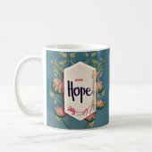 Hope Blooms - Elegant Floral Typography  Koffiemok (Links)