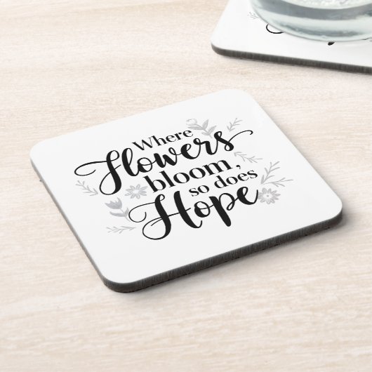 Hope Blooms Onderzetter (Linkerzijde)