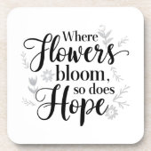 Hope Blooms Onderzetter (Voorkant)