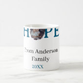 Hope blue holidays bold letter kids photo name yea koffiemok (Center)