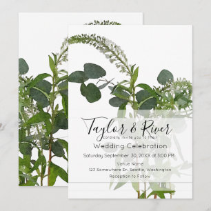"Hope" Botanische Aquarel met Eucalyptusbladeren Kaart