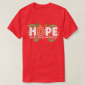 Hope Brain Cancer Awareness Sunflower Survivor Fig T-shirt (Design voorkant)