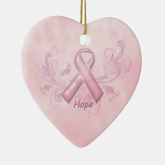 Hope Breast Cancer Awareness Ornament (Rechts)