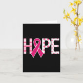 Hope Breast Cancer Awareness Support 1 Kaart (Gele Bloem)