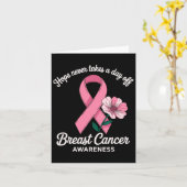 Hope Breast Cancer Awareness Support Kaart (Gele Bloem)