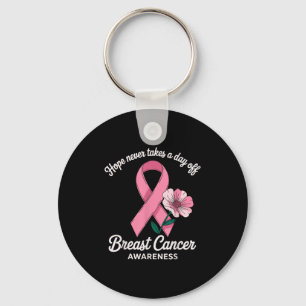 Hope Breast Cancer Awareness Support Sleutelhanger