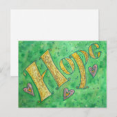 Hope Briefkaart (Voorkant / Achterkant)