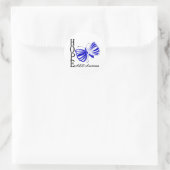 Hope Butterfly ALS-ziekte Ronde Sticker (Tas)