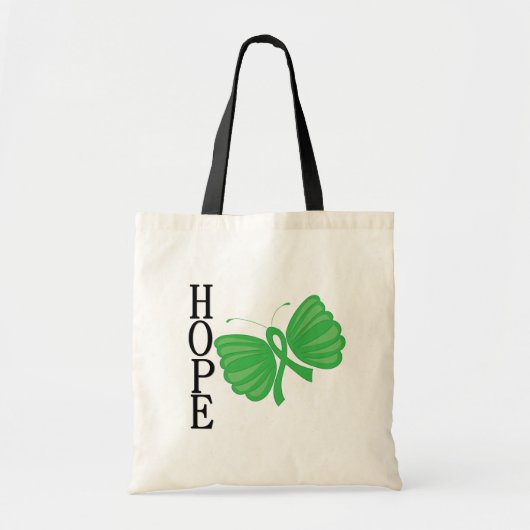 Hope Butterfly Bone Marrow & Stem Cell Transplant Tote Bag (Voorkant)