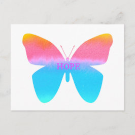 Hope Butterfly Briefkaart