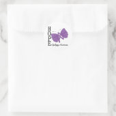 Hope Butterfly Epilepsy Ronde Sticker (Tas)