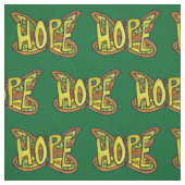 Hope Butterfly Inspirerend Word Fabric Material Stof (Swatch)