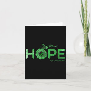 Hope Butterfly Lever Cancer Awareness Gifts Kaart