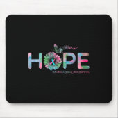 HOPE Butterfly Metastatic Breast Cancer Awareness Muismat (Voorkant)