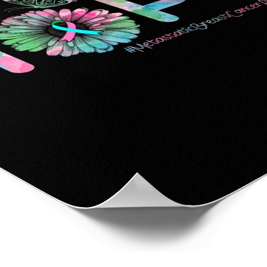 HOPE Butterfly Metastatic Breast Cancer Awareness Poster (Hoek)