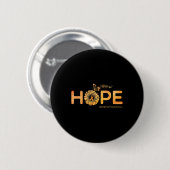 Hope Butterfly Multiple Sclerosis Awareness Gifts Ronde Button 5,7 Cm (Voorkant /achterkant)