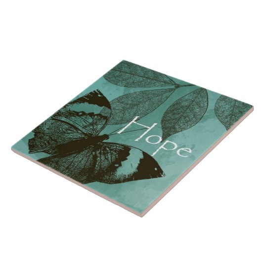 Hope Butterfly Tegeltje (Zijkant)