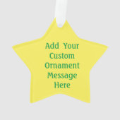 Hope Butterfly Word Art Gift Holiday Ornament (achterkant)