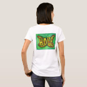 Hope Butterfly Word Art Personalized Tee Shirts (Achterkant volledig)