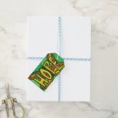 Hope Butterfly Word Custom Card CadeauLabels (Met Touw)