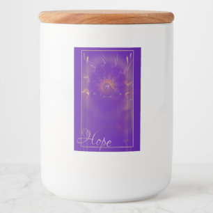 Hope Canister Voedselcontainer Etiket