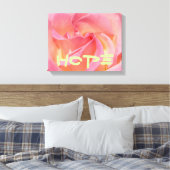 Hope Canvas Kunst Prints Roze Roos Bloem Decoratie (Insitu (Slaapkamer))