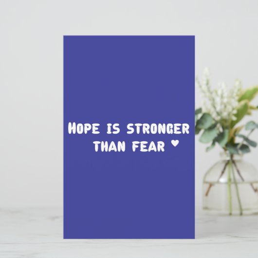 Hope card (Staand voorkant)