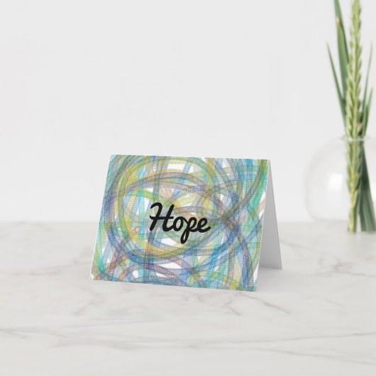 Hope card feestdagen kaart (Voorkant)