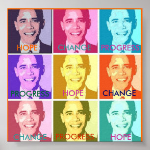 HOPE CHANGE PROGRESS POSTER - Gepersonaliseerd
