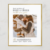 Hope & Cheer | Begroting nieuwe jaar vakantiefotok (Voorkant)