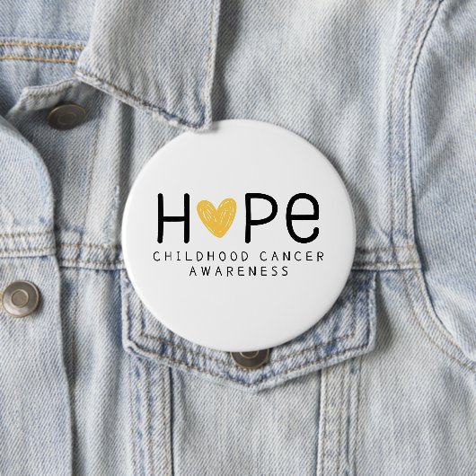 Hope.Childhood kankerbewustzijn. Button (In situ)