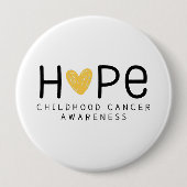 Hope.Childhood kankerbewustzijn. Button (Voorkant)