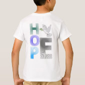 Hope - Christelijk Faith Inspirerend Kinder T-shir T-shirt (Achterkant)