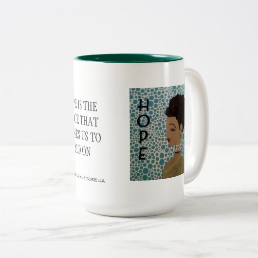 HOPE COFFEE MOK (Voorkant rechts)