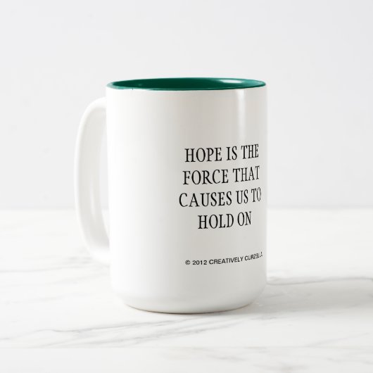 HOPE COFFEE MOK (Voorkant links)