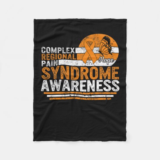 Hope Complex Regional Pain Syndrome Awareness CRPS Fleece Deken (Voorkant)