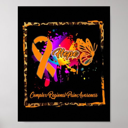 Hope Complex Regional Pain Syndrome Awareness CRPS Poster (Voorkant)
