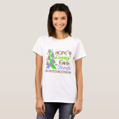 Hope Courage Faith Sterkte 3 EDS T-shirt (Voorkant volledig)