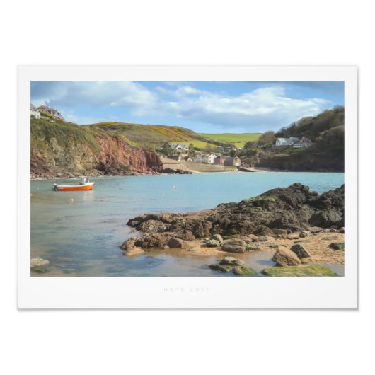 Hope Cove Foto Afdruk (Voorkant)