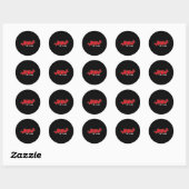 Hope Cure- Sikkelcelanemie Awareness Supporter Ronde Sticker (Vel)